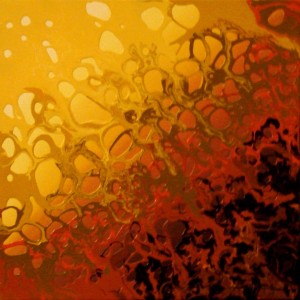 AMBER smalto su tela 30x30