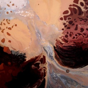 BACK TO LIFE  tecnica mista su tela 70x100