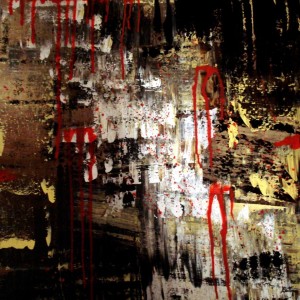 FEMICIDE acrilico su tela 60x60