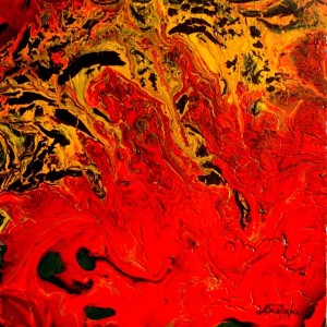 FLORENCE tecnica mista su tela 30x30