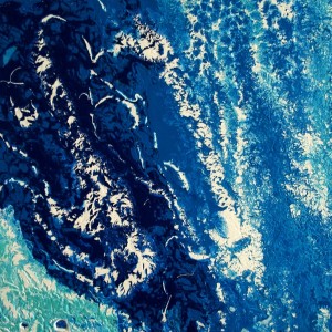 GRAVITY mista su tela 30x30