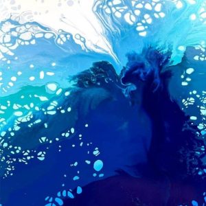 IL RUMORE CHE ROMPE IL SILENZIO    tecnica mista su tela 150x100