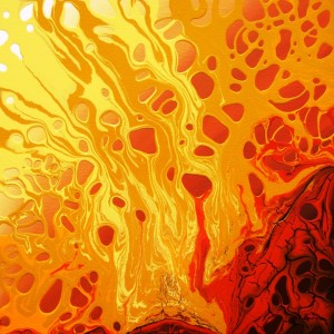 INCANTO tecnica mista su tela 40x40