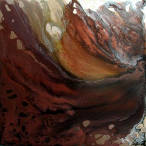 MY ROOTS tecnica mista su tela 80x80