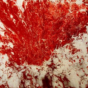 NUVOLA tecnica smalto su tela 60x60