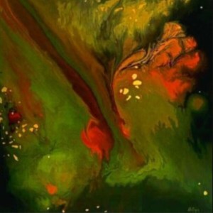 RENAISSANCE tecnica mista su tela 100x100