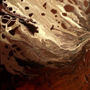 WINTER SOLSTICE Tecnica mista su tela 100x70