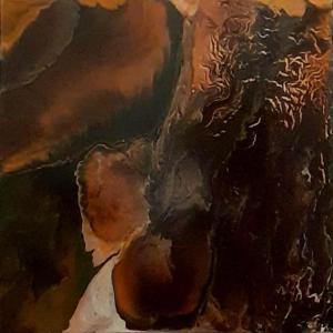 TERRE D'AFRICA tecnica mista su tela 50x50