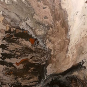 THE FLIGHT OF THE DOVE tecnica mista su tela 100x70