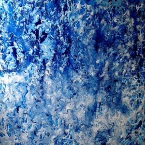 UNDERTOW smalto su tela 50x50