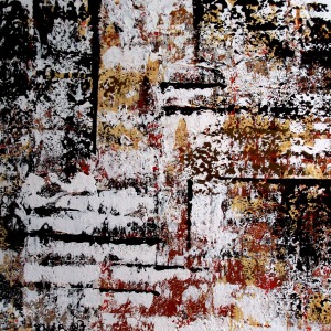 WITHOUT PEACE acrilico su tela 80x120