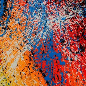 COLORS smalto su tela 60x60