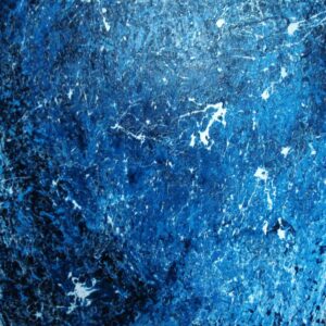 BLUE  80x80  smalto su tela