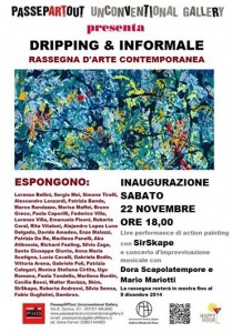DRIPPING e INFORMALE presso Passepartout Unconventional Gallery, Milano