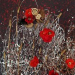 VENTO E GRANO (trittico) tecnica mista su tela 100x210 002