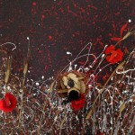 VENTO E GRANO (trittico) tecnica mista su tela 100x210 003