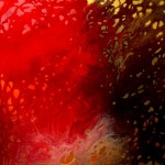 CORAL REEF smalto su tela 50x50