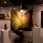 Renaissance 100x100 tecnica mista su tela