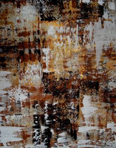 SPATULA acrilico su tela 80x100