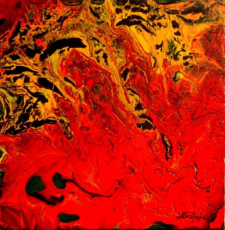 FLORENCE tecnica mista su tela 30x30